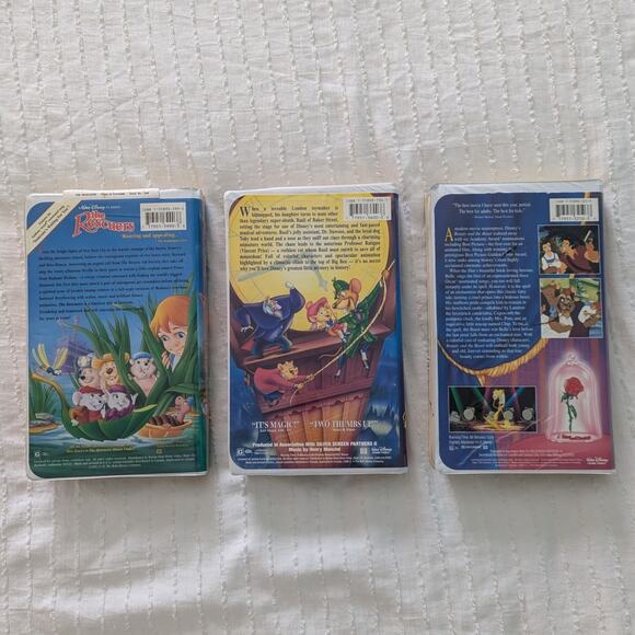 Disney Black Diamond Collection VHS Tape Lot of 3 Vintage Rare - Picture 2 of 6